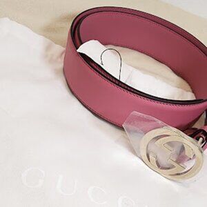 Gucci Interlocking G Buckle Belt. Size 90/36. Dustbag included